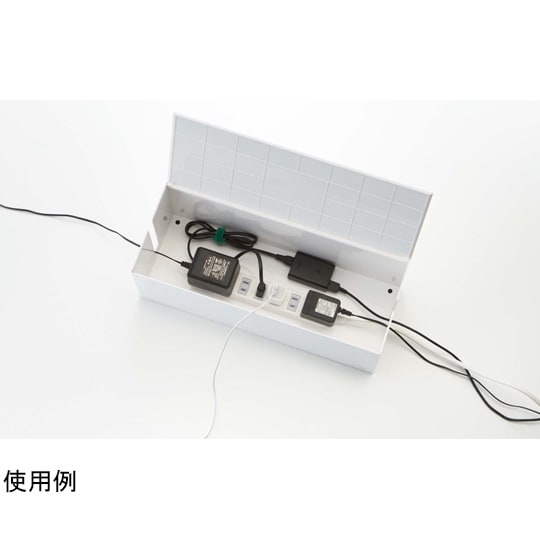 ケーブルボックス ウェブ L ホワイト