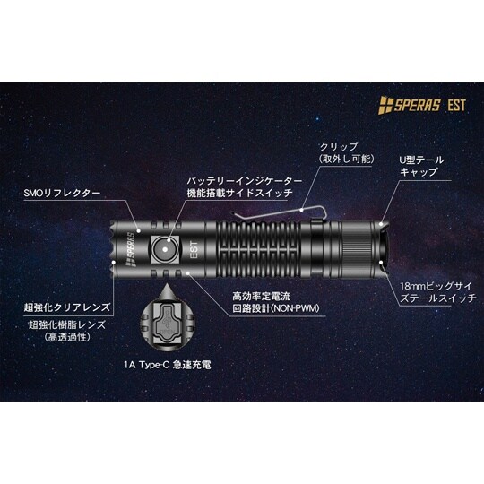 フラッシュライト 米Luminus SS