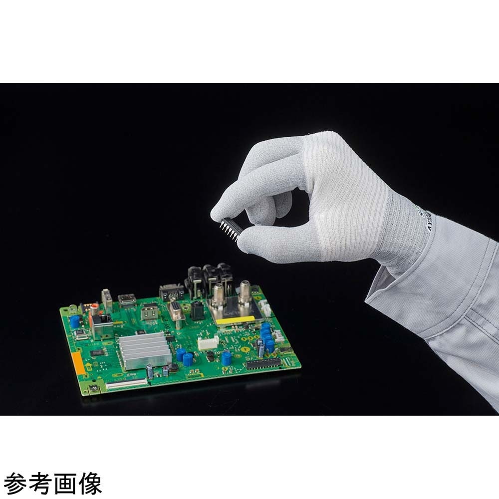 制電EXフィット手袋 L/Gry 1双