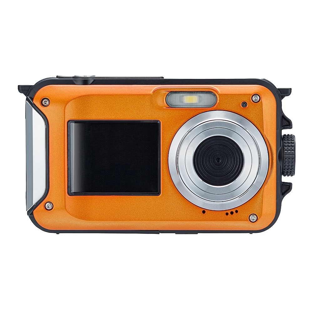 デジタルカメラ 防水防塵 オレンジ W1