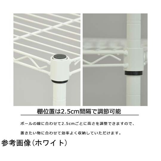 19Φスチールラックセットキャスター付き