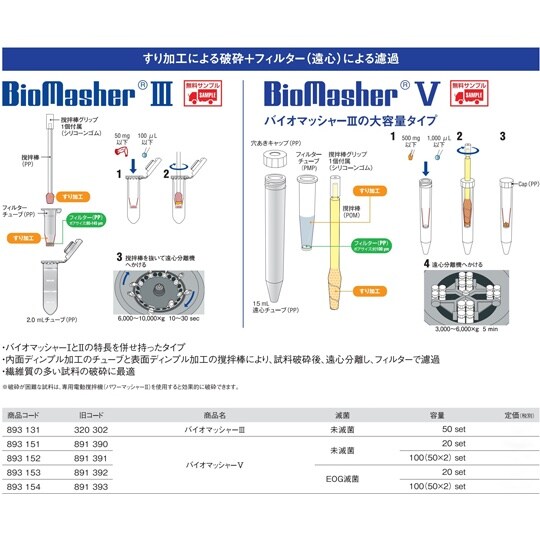 バイオマッシャー5(EOG滅菌)20セッ
