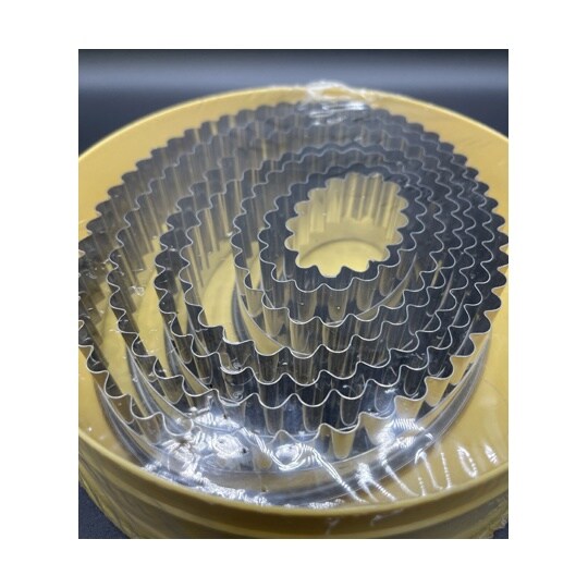 抜き型 ギザ楕円 INOX 1セット(7