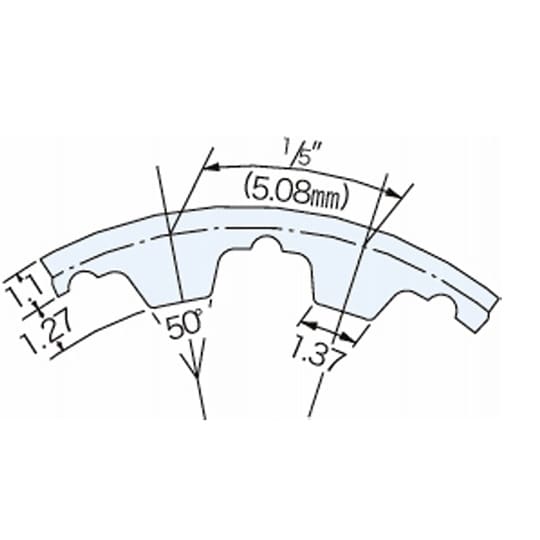 三ツ星ベルト タイミングベルト XL形(