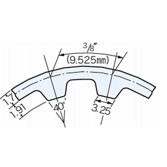 三ツ星ベルト タイミングベルト L形(ク