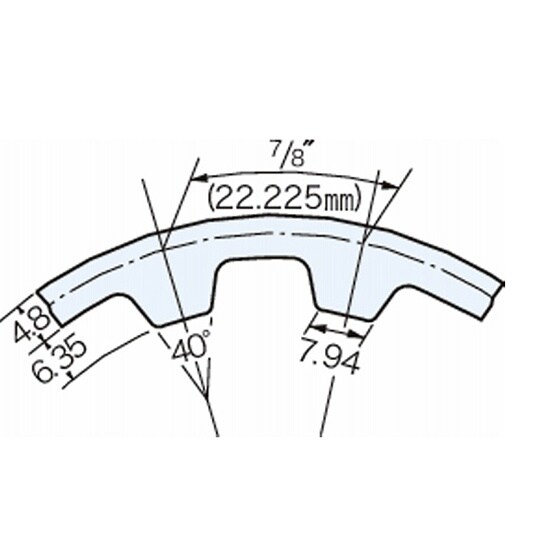 三ツ星ベルト タイミングベルト XH形(