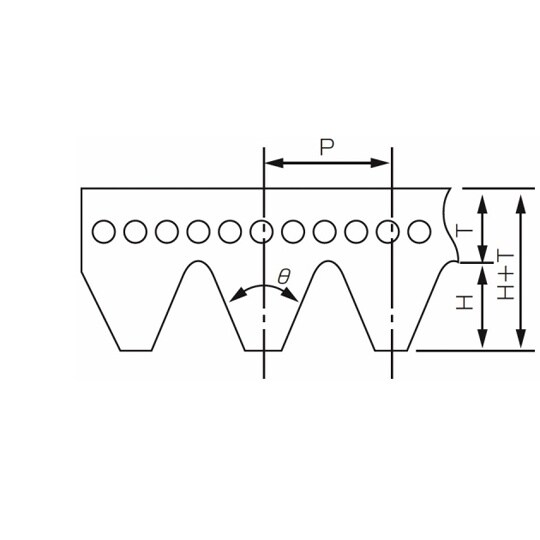 三ツ星ベルト リブスターベルトU JBT