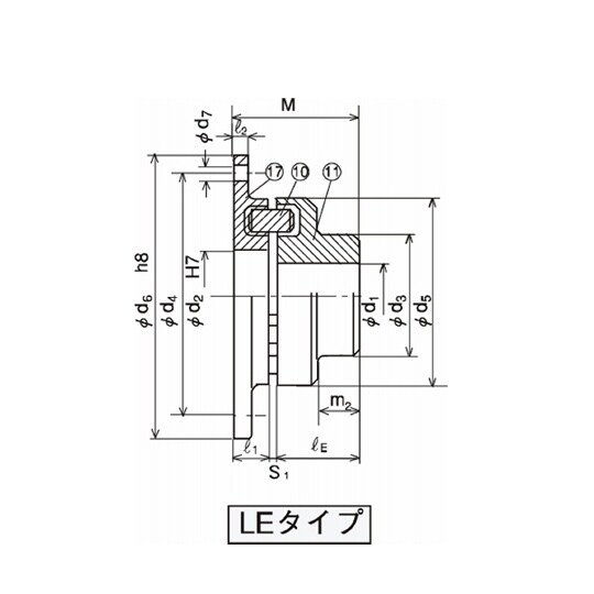 三ツ星ベルト チャンカップリング ノーメ