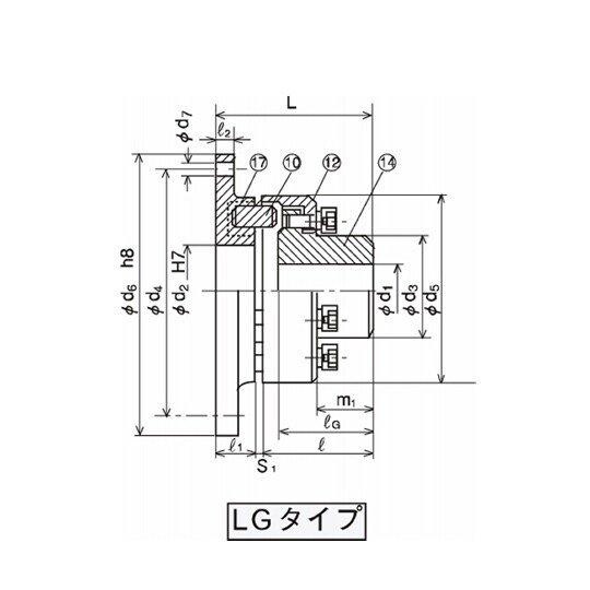 三ツ星ベルト チャンカップリング ノーメ