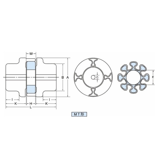三ツ星ベルト ハイパーフレックスカップリ