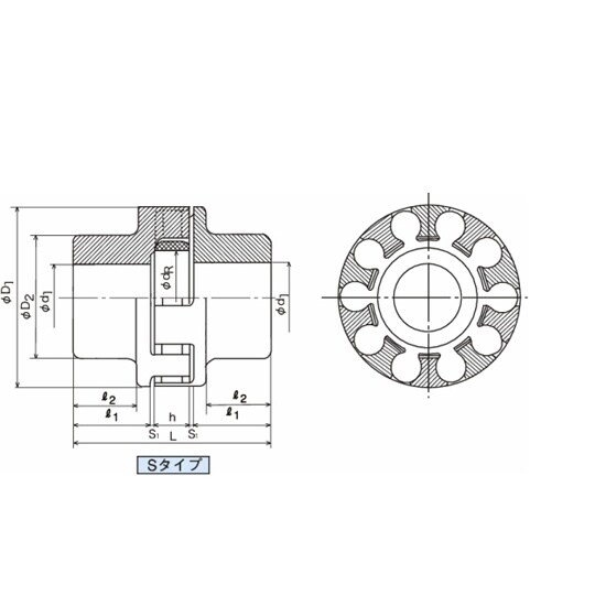 三ツ星ベルト チャンカップリング Sシリ