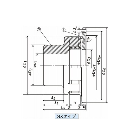 三ツ星ベルト チャンカップリング Sシリ