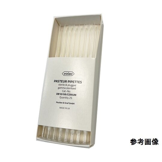 滅菌済みパスツールピペット 綿栓入り 1