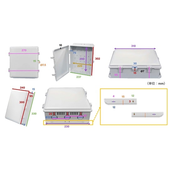 配線ボックス・電気ボックス・ジャンクショ