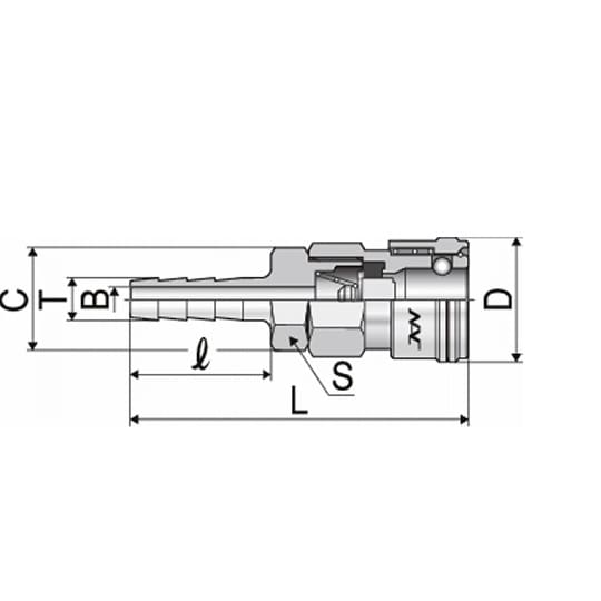 クイックカップリング ALタイプ20型(