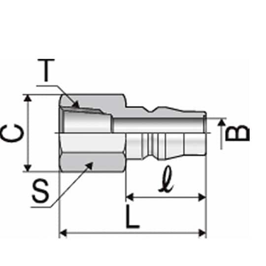 クイックカップリング ALタイプ20型(