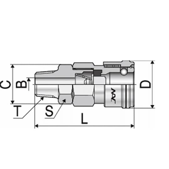 クイックカップリング ALタイプ20型(