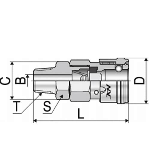 クイックカップリング ALタイプ20型(