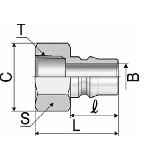 クイックカップリング ALタイプ40型(
