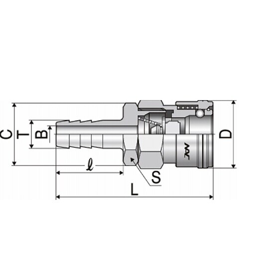 クイックカップリング ALタイプ40型(