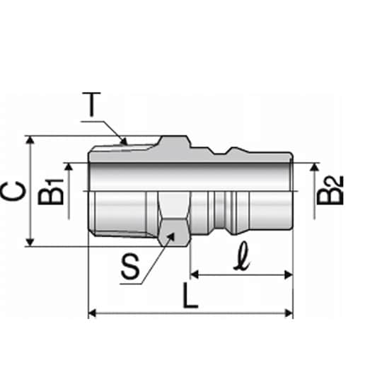 クイックカップリング ALタイプ40型(