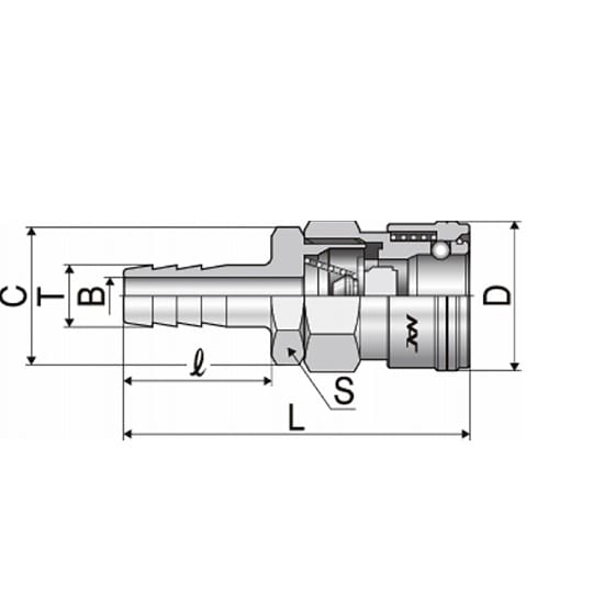クイックカップリング ALタイプ40型(