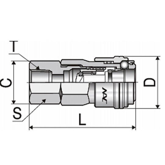 クイックカップリング ATタイプ(低圧用