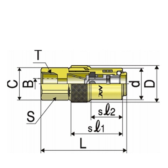 クイックカップリング KCタイプ(金型冷
