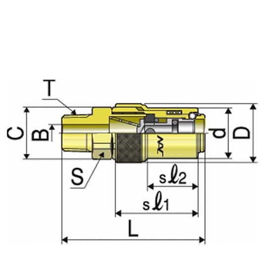 クイックカップリング KCタイプ(金型冷