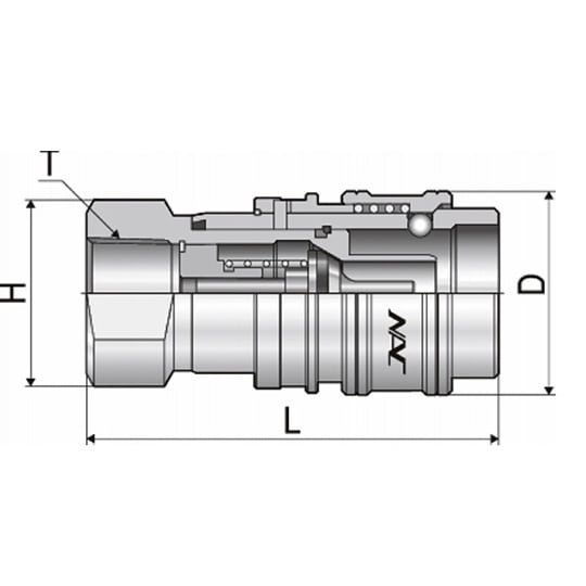 クイックカップリング SHタイプ(高圧用