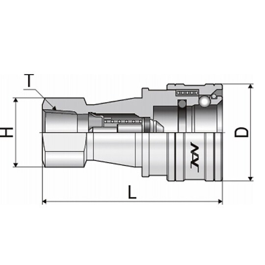 クイックカップリング 真空用 S・P−V