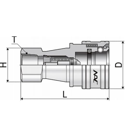 クイックカップリング 真空用 S・P−V