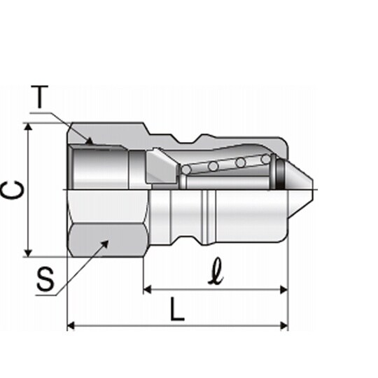 クイックカップリング 大流量型 SPEタ