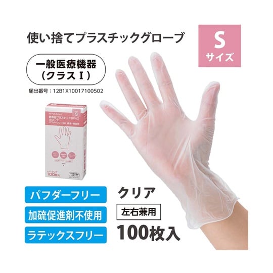 クラス1医療用プラスチック(PVC)グロ