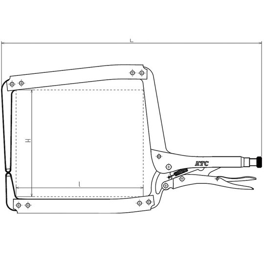ワイドC−クランプ 開口値0−190mm