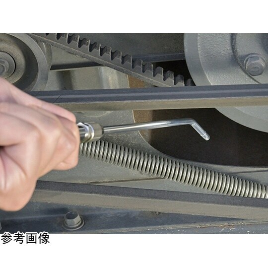 エアブローガン 伸縮ノズル 全長497−