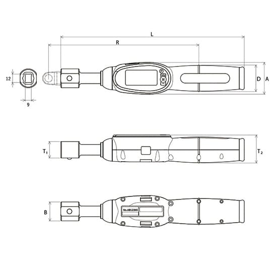 デジラチェ 交換式ヘッド トルク測定範囲