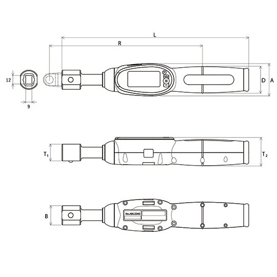 デジラチェ 交換式ヘッド トルク測定範囲