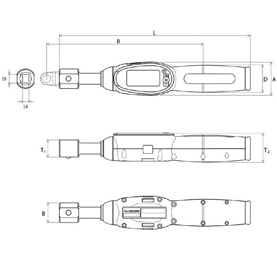 デジラチェ 交換式ヘッド 283mm ト