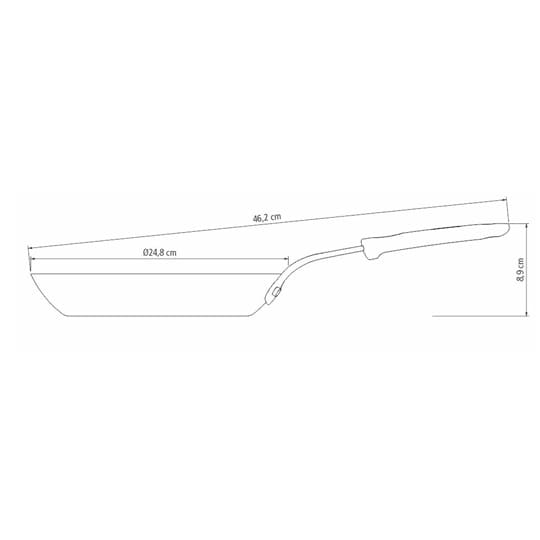IH対応 鉄フライパン 24cm 207