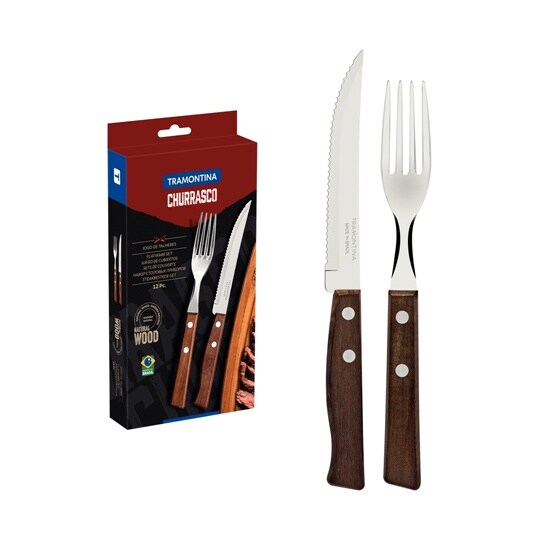 ステーキナイフ&フォーク 12pc 22