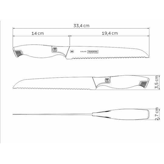 スブリメ ブレッドナイフ 24066/1