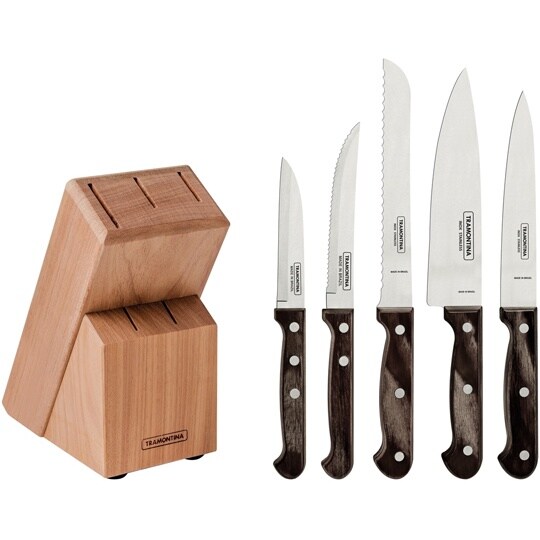 ナイフ5本セット 木製ストッカー付 ダー