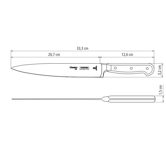 カービングナイフ8インチ 24010/1