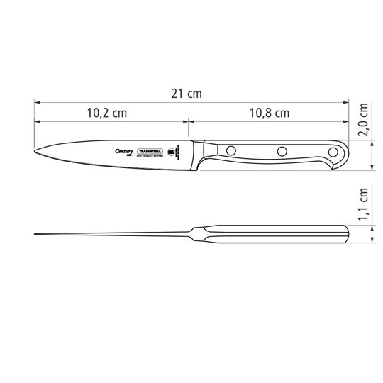 果物ナイフ4インチ 24010/104