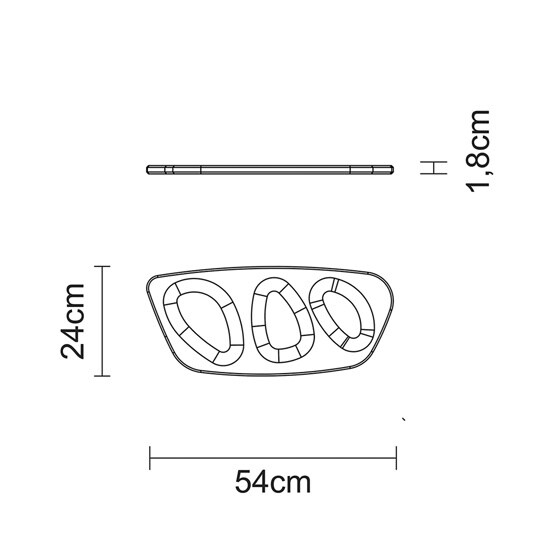 デコレーションディッシュ チーク 54×