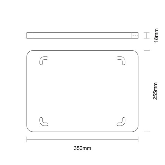 バーベキューボード&グリル 長方形 チー