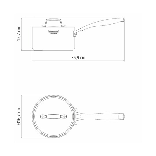 ソースパン 16cm 1.70L 621