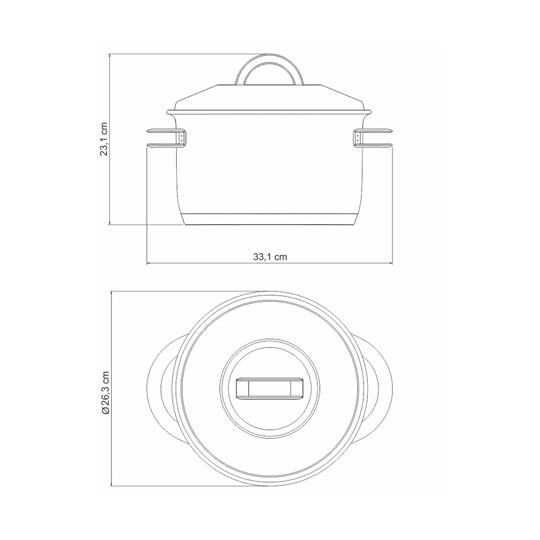 ストックポット 24cm 62505/2