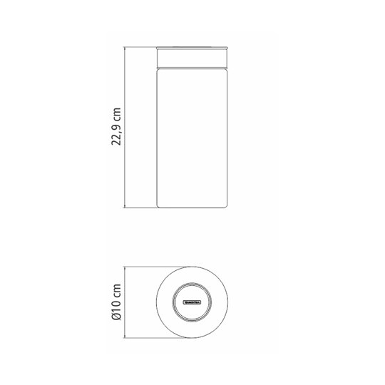 グラスコンテイナー ステンレス蓋 1.4